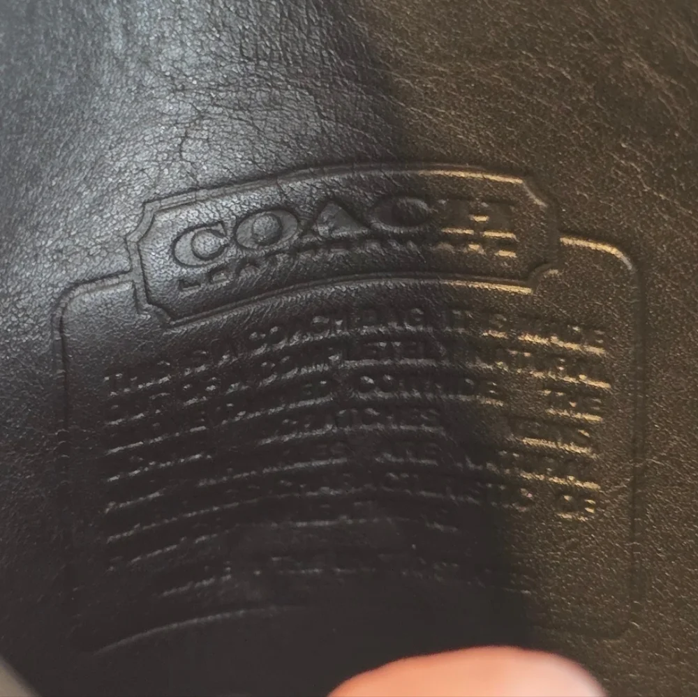 Coach Legacy Scooter Black Leather Vintage Crossbody Bag